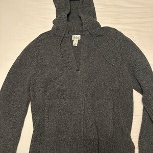 L.L. Bean Charcoal Wool Jacket